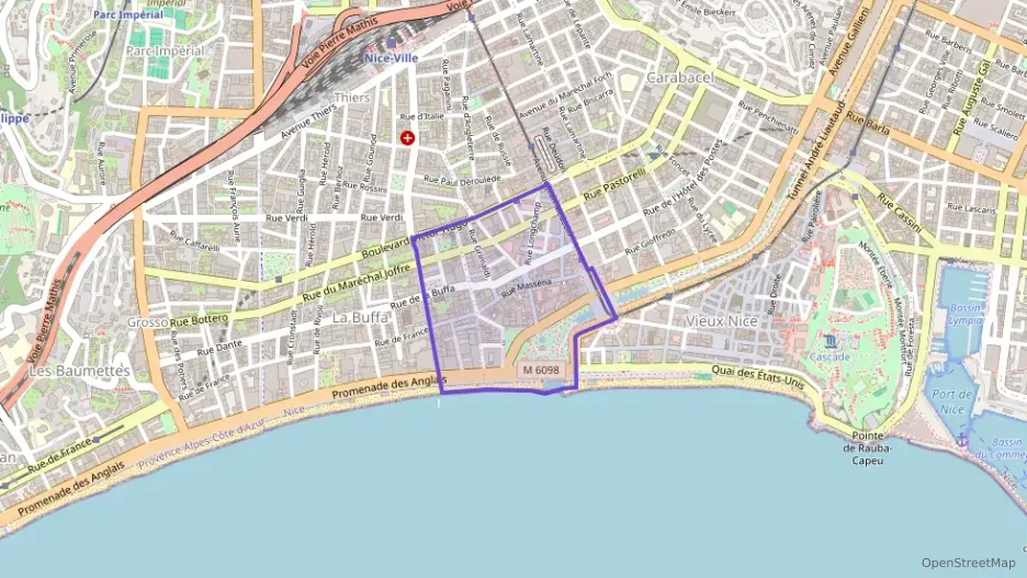 Appartement 45 m² une piece à vendre à Nice