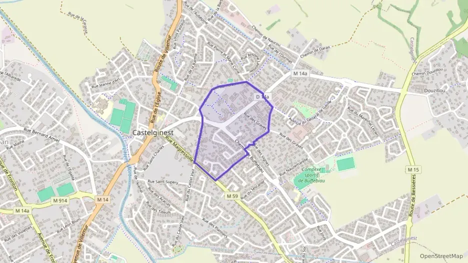 Appartement 45 m² deux pieces à vendre à Castelginest