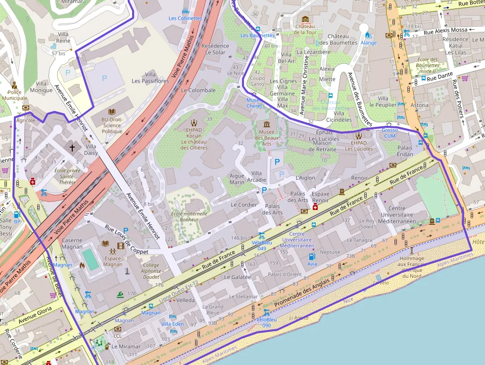 Appartement 62 m² trois pièces à vendre à Nice