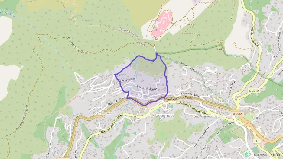 Appartement 58 m² trois pièces à vendre à Grasse