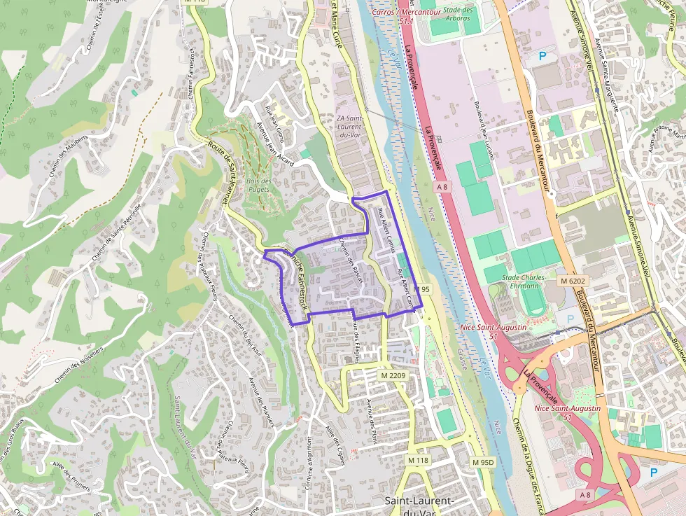 Appartement 52 m² deux pieces à vendre à Saint-Laurent-du-Var