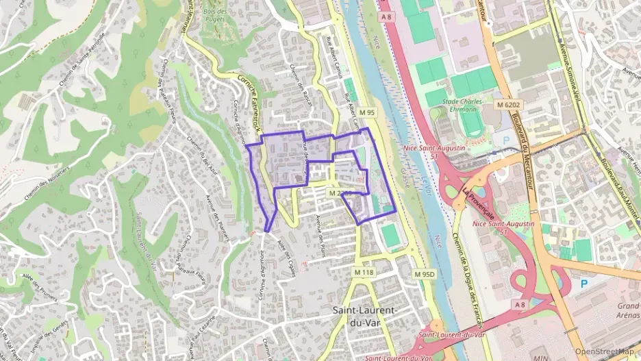 Appartement 88 m² cinq pièces à vendre à Saint-Laurent-du-Var