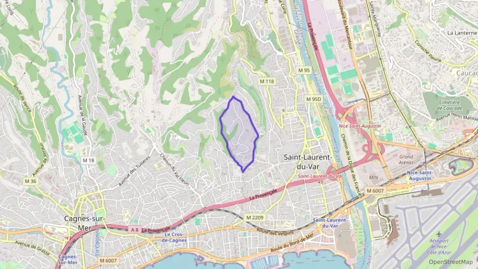 Appartement 57 m² trois pièces à vendre à Saint-Laurent-du-Var Appartement 57 m² trois pièces à vendre à Saint-Laurent-du-Var