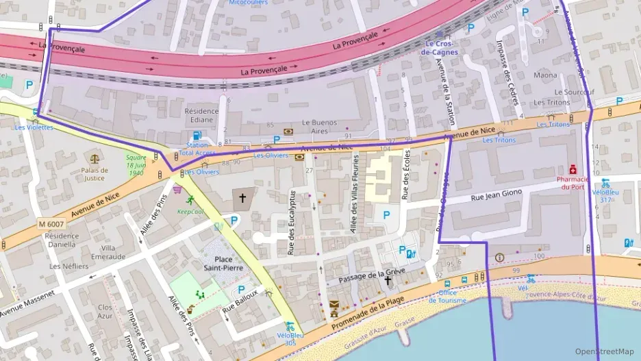 Appartement 59 m² deux pieces à vendre à Cagnes-sur-Mer