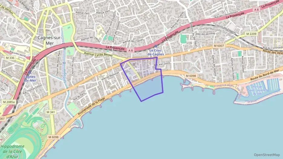 Appartement 57 m² trois pièces à vendre à Cagnes-sur-Mer