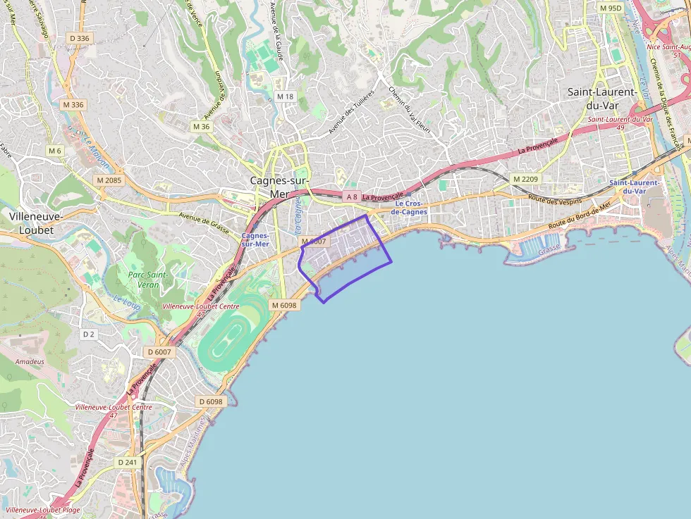 Appartement 55 m² trois pièces à vendre à Cagnes-sur-Mer