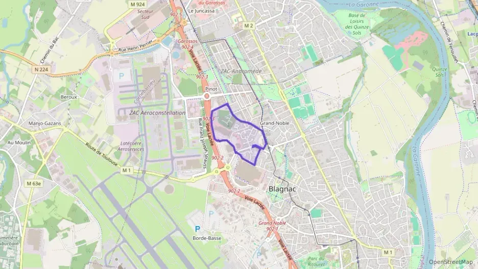 Appartement 46 m² deux pieces à vendre à Blagnac