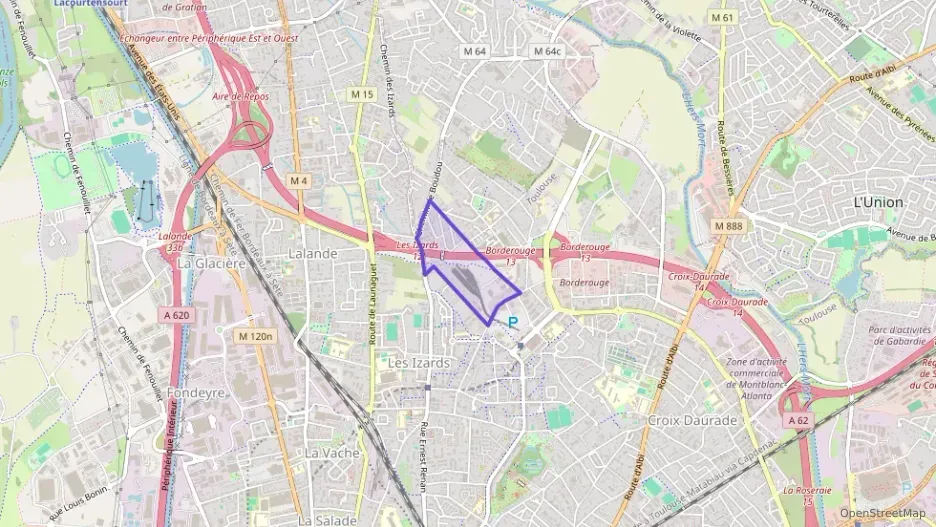 Appartement 43 m² deux pieces à vendre à Toulouse
