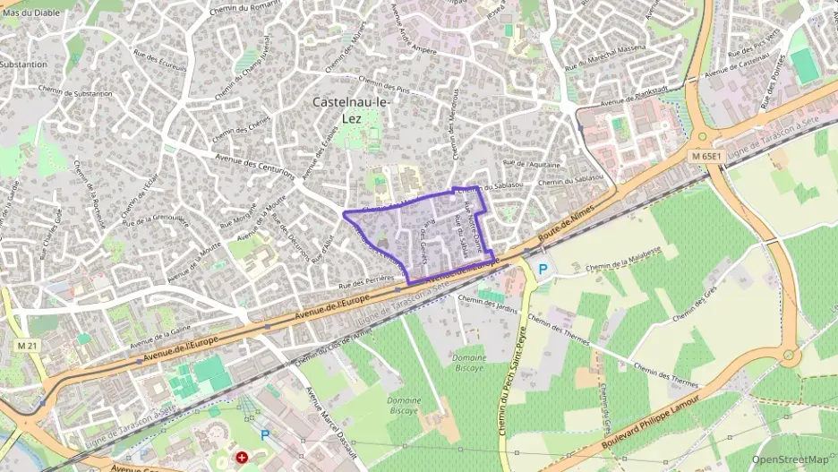 Appartement 53 m² deux pieces à vendre à Castelnau-le-Lez