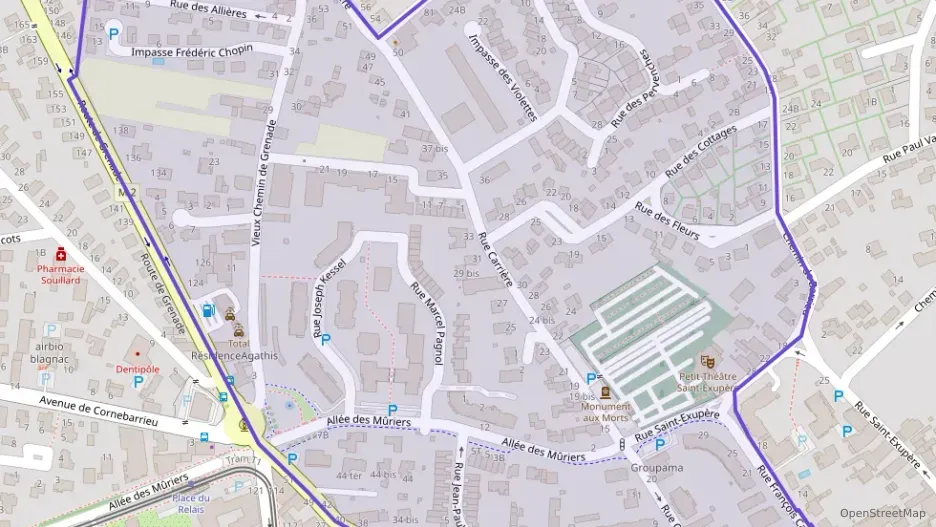 Appartement 66 m² trois pièces à vendre à Blagnac