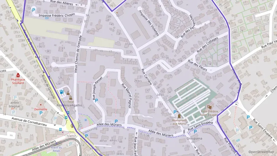 Appartement 71 m² trois pièces à vendre à Blagnac