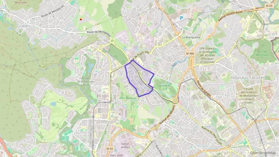 Appartement 56 m² trois pièces à vendre à Montpellier