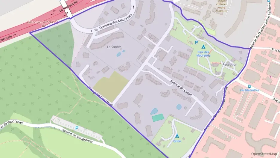 Appartement 76 m² deux pieces à vendre à Villeneuve-Loubet