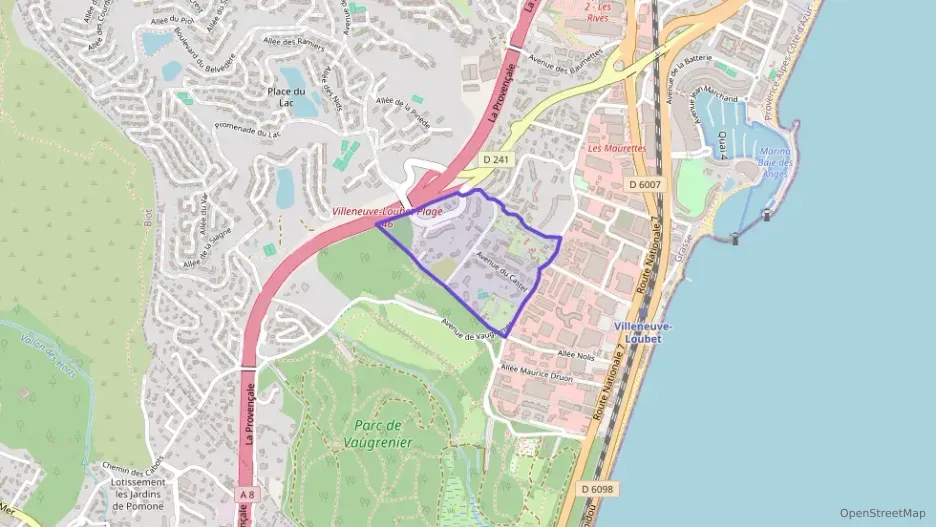 Appartement 76 m² deux pieces à vendre à Villeneuve-Loubet