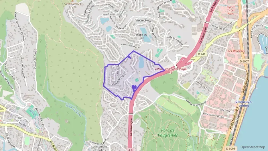 Appartement 40 m² deux pieces à vendre à Villeneuve-Loubet