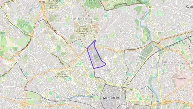 Appartement 33 m² deux pieces à vendre à Montpellier