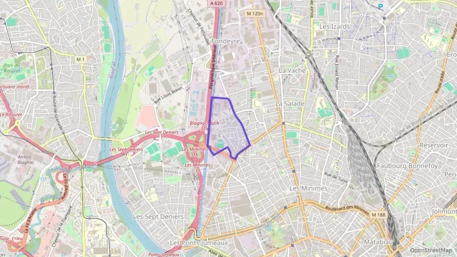Appartement 55 m² deux pieces à vendre à Toulouse