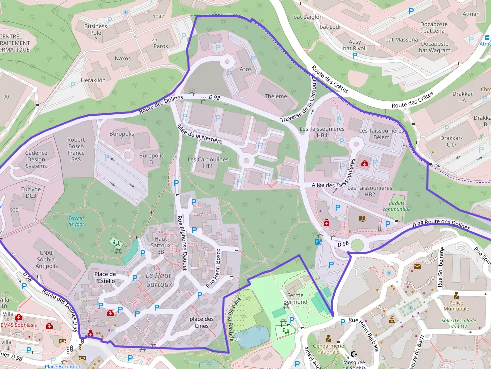 Appartement 68 m² trois pièces à vendre à Valbonne