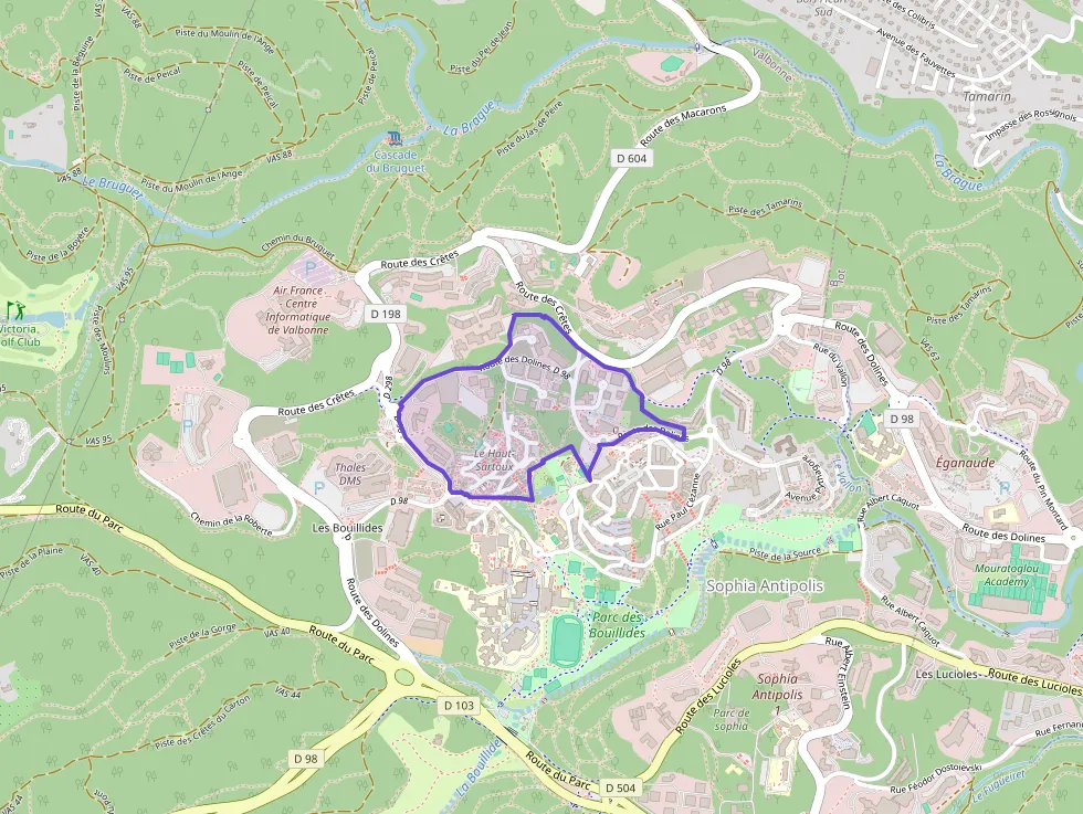 Appartement 68 m² trois pièces à vendre à Valbonne