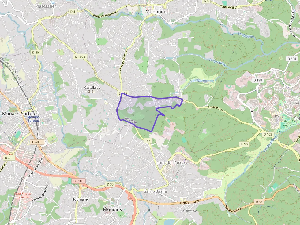 Appartement 47 m² deux pieces à vendre à Valbonne