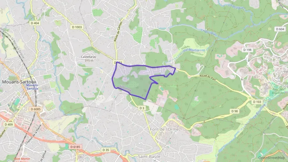 Appartement 47 m² deux pieces à vendre à Valbonne