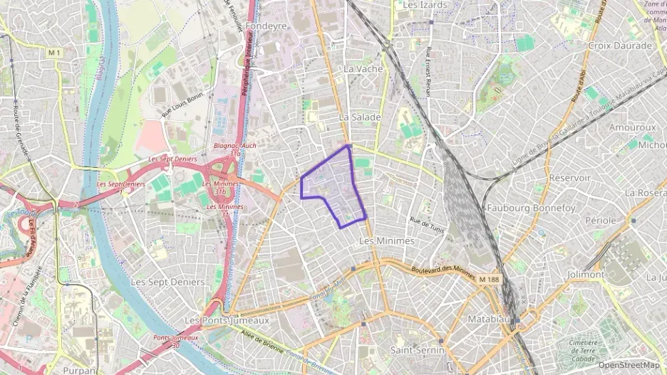 Appartement 44 m² deux pieces à vendre à Toulouse