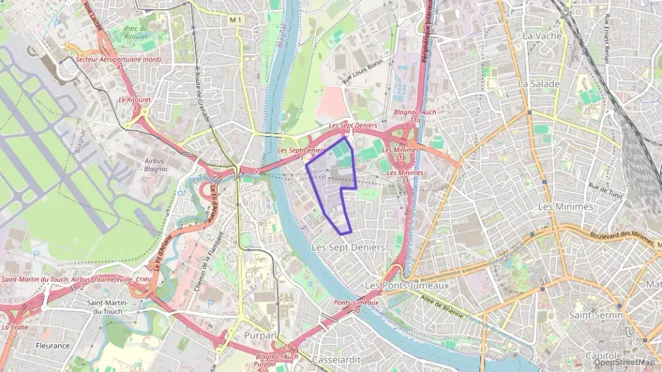 Appartement 47 m² deux pieces à vendre à Toulouse