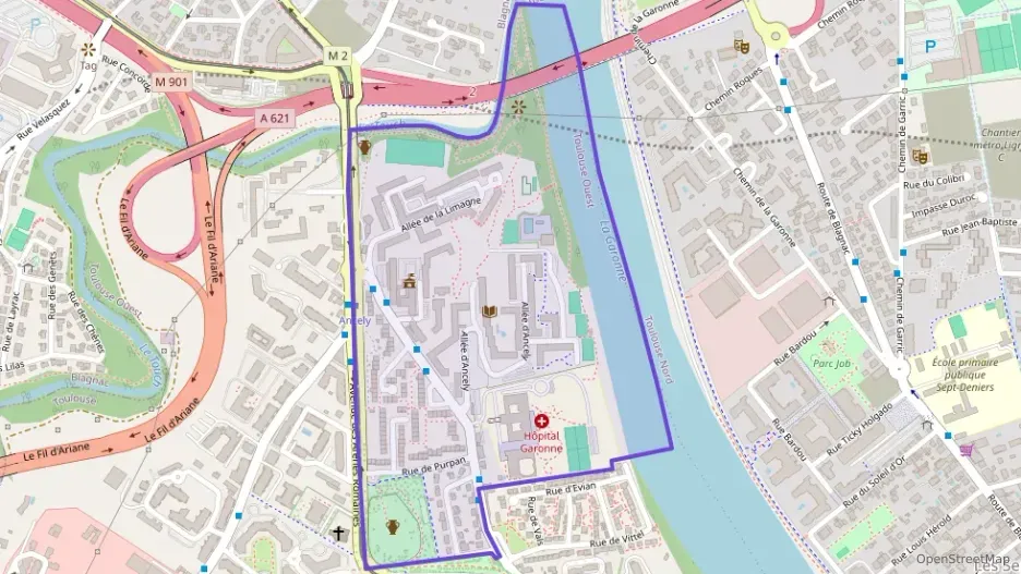 Appartement 46 m² deux pieces à vendre à Toulouse