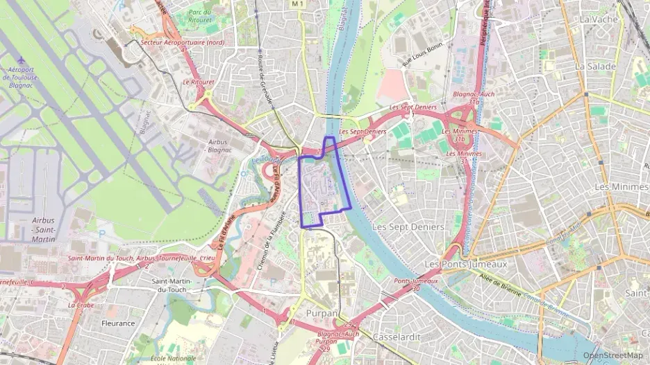 Appartement 46 m² deux pieces à vendre à Toulouse