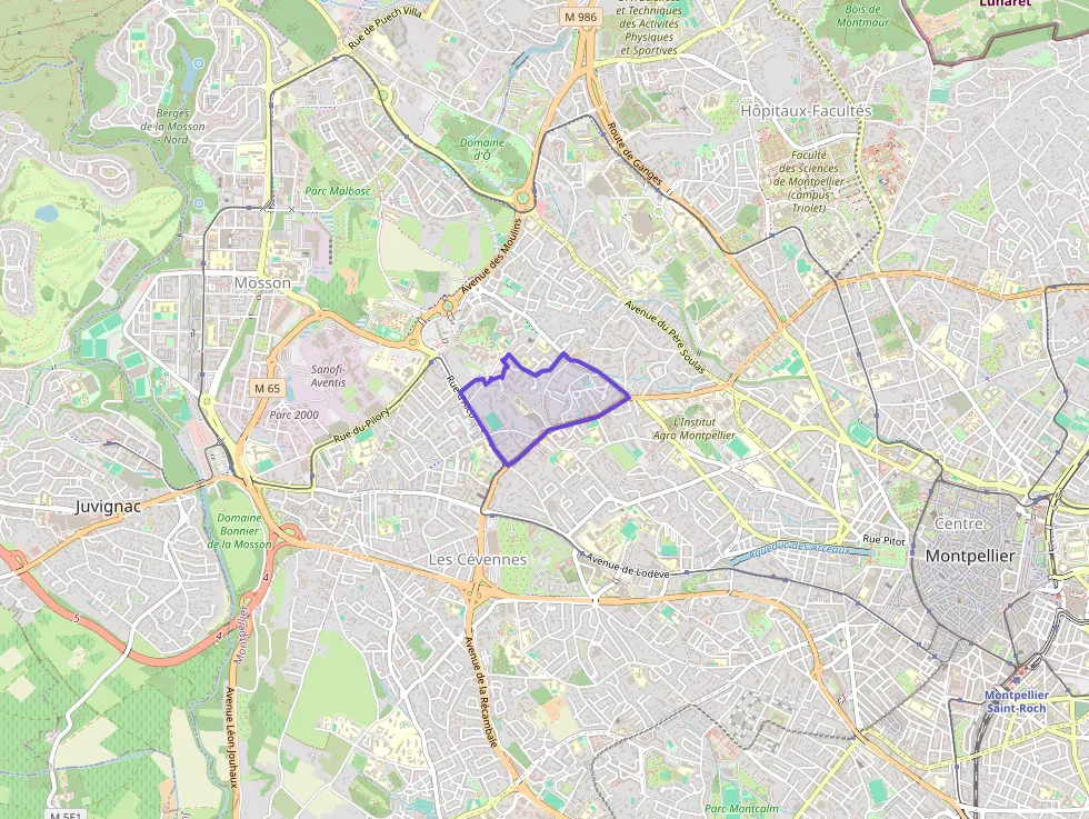 Appartement 64 m² trois pièces à vendre à Montpellier