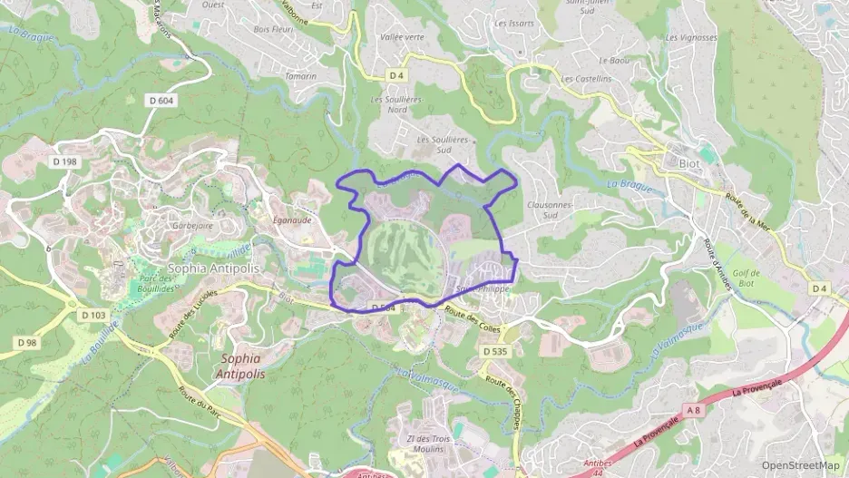 Appartement 87 m² quatre pièces à vendre à Biot