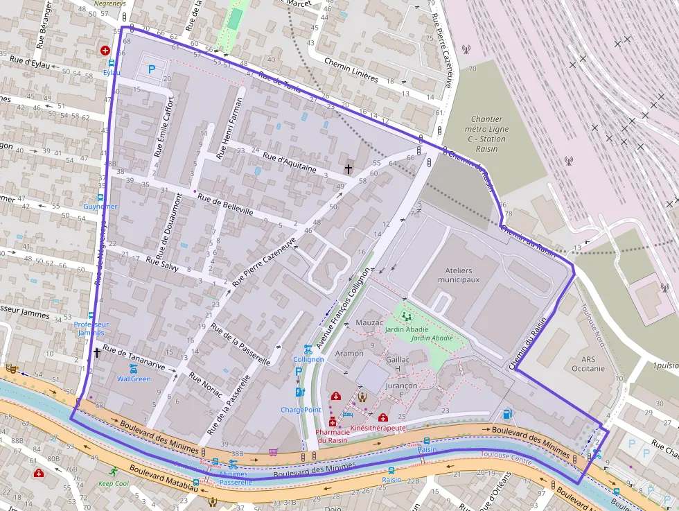 Appartement 55 m² deux pieces à vendre à Toulouse