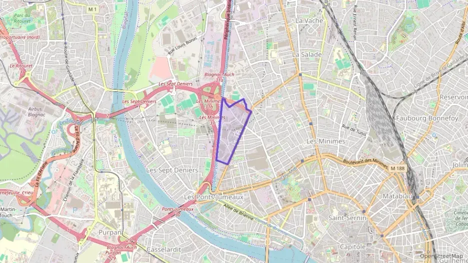 Appartement 56 m² trois pièces à vendre à Toulouse Appartement 56 m² trois pièces à vendre à Toulouse