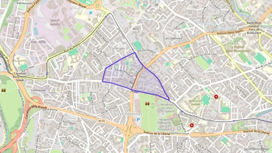 Appartement 51 m² trois pièces à vendre à Montpellier