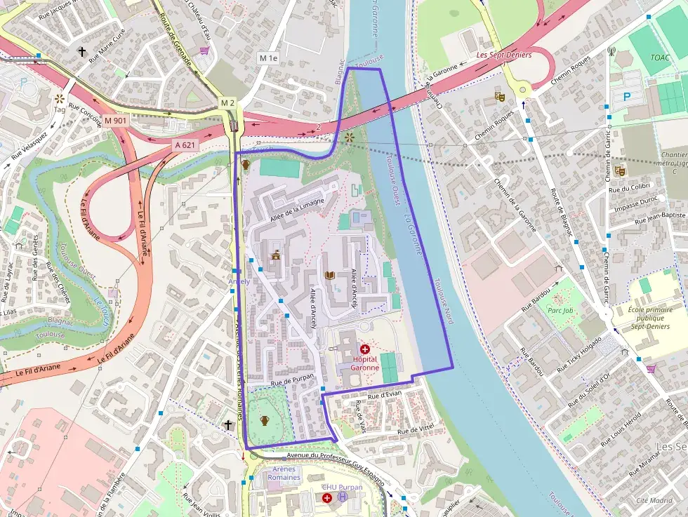 Appartement 74 m² quatre pièces à vendre à Toulouse