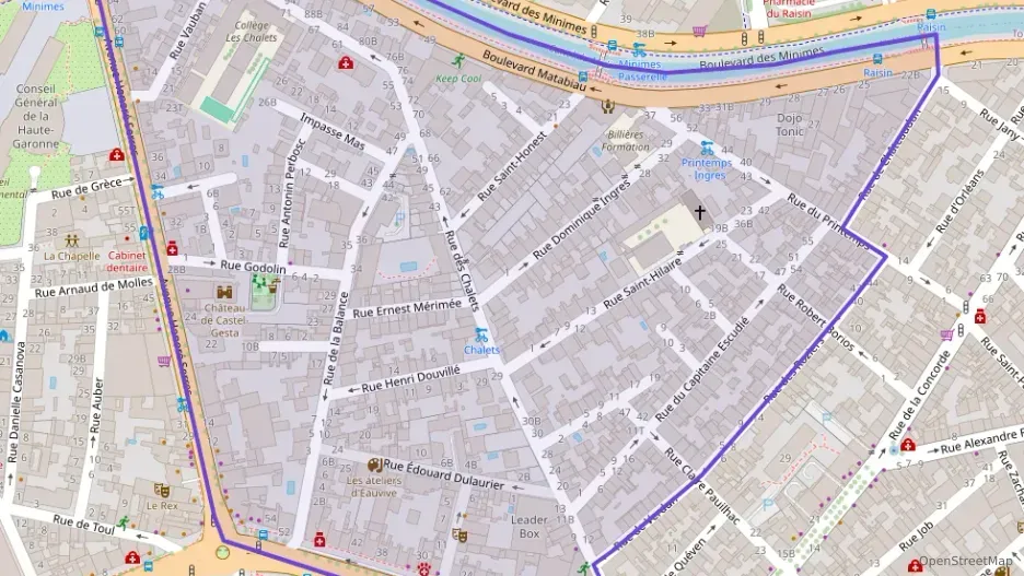 Appartement 60 m² trois pièces à vendre à Toulouse