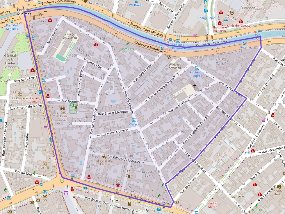 Appartement 44 m² deux pieces à vendre à Toulouse