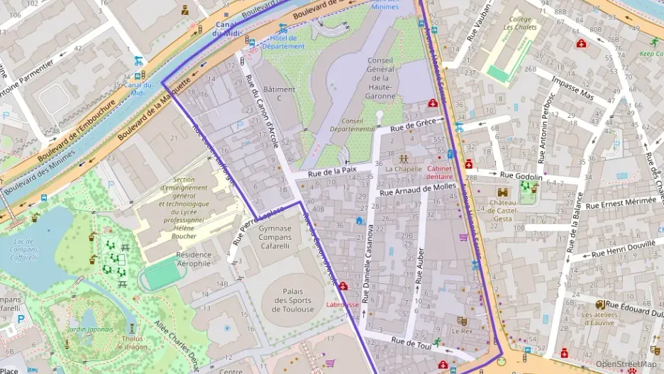 Appartement 47 m² deux pieces à vendre à Toulouse