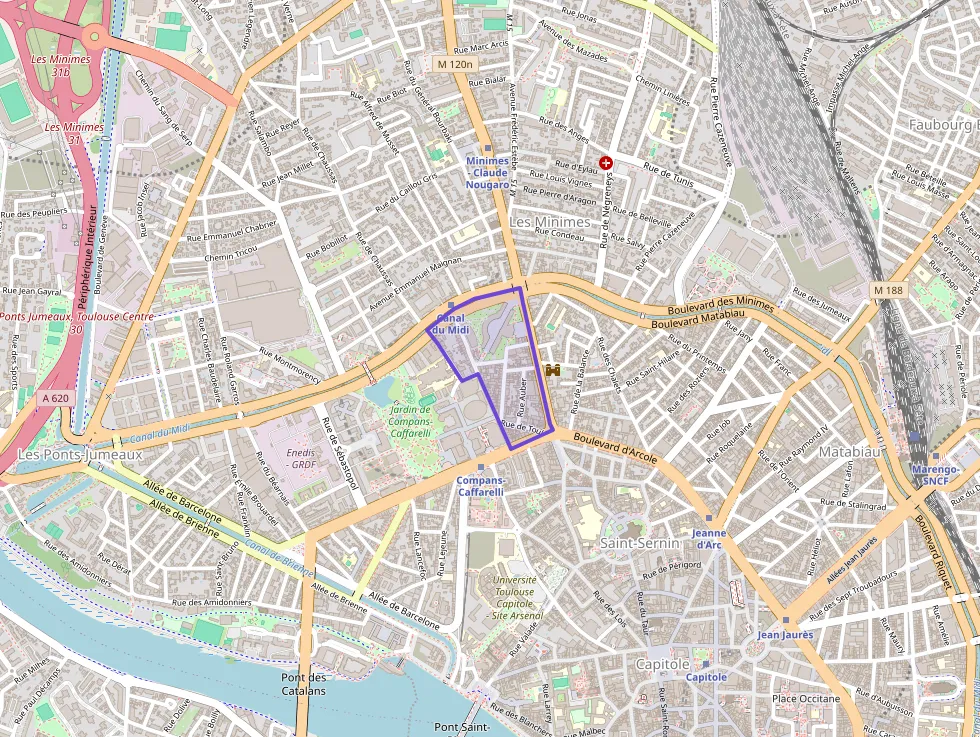 Appartement 47 m² deux pieces à vendre à Toulouse