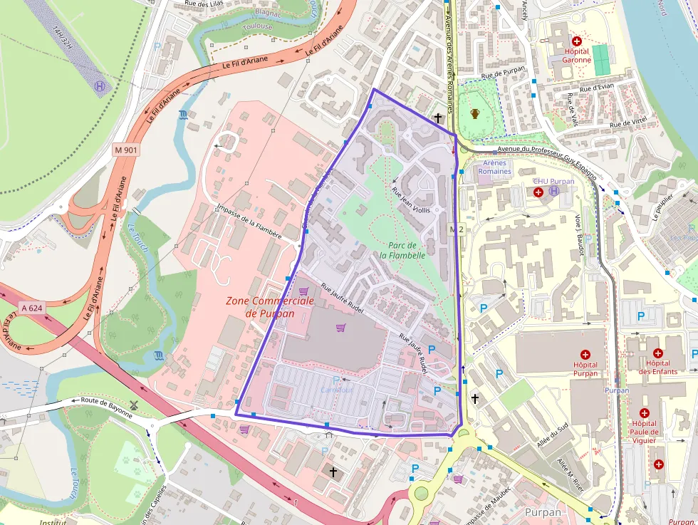 Appartement 76 m² quatre pièces à vendre à Toulouse