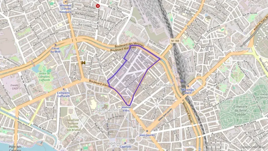 Appartement 42 m² une piece à vendre à Toulouse