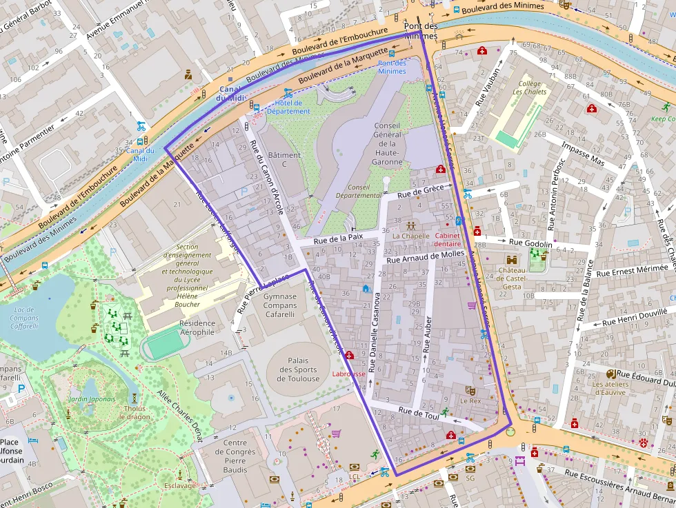 Appartement 40 m² une piece à vendre à Toulouse