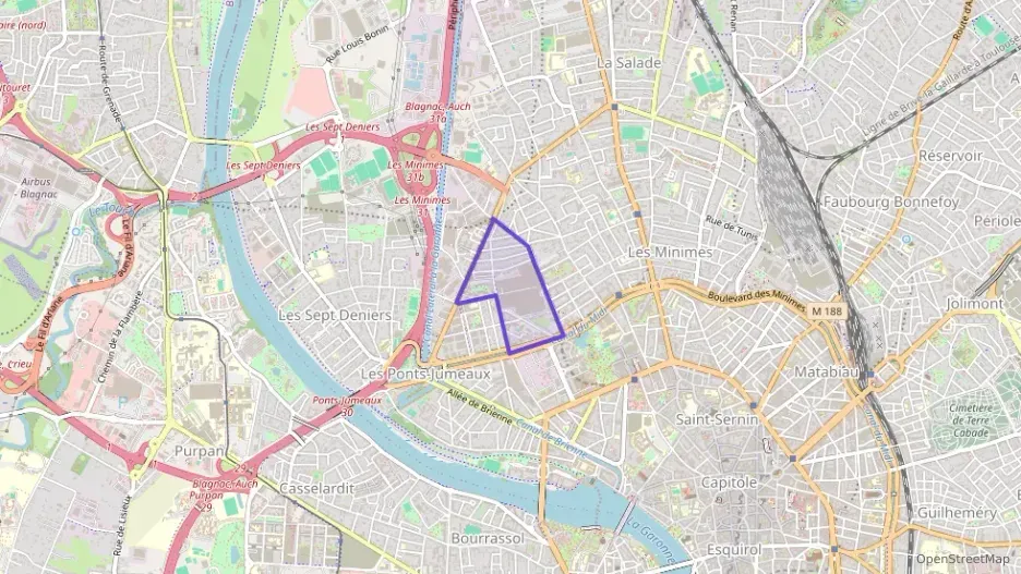 Appartement 50 m² trois pièces à vendre à Toulouse Appartement 50 m² trois pièces à vendre à Toulouse