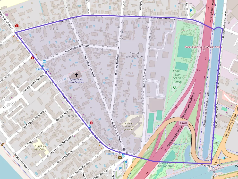 Appartement 62 m² deux pieces à vendre à Toulouse