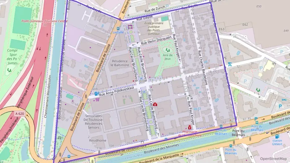 Appartement 60 m² trois pièces à vendre à Toulouse