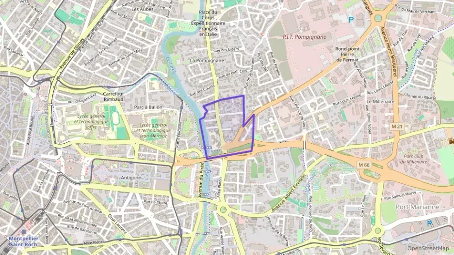 Appartement 63 m² trois pièces à vendre à Montpellier