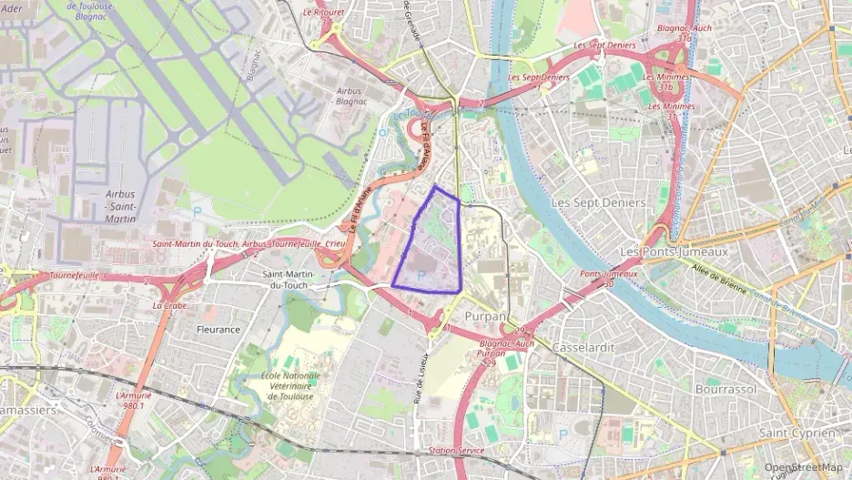 Appartement 48 m² deux pieces à vendre à Toulouse