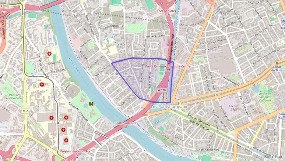 Appartement 73 m² trois pièces à vendre à Toulouse