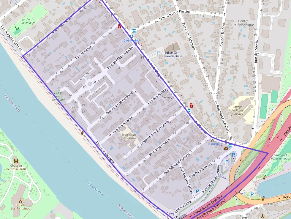 Appartement 61 m² trois pièces à vendre à Toulouse