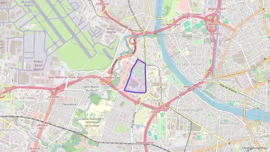 Appartement 43 m² deux pieces à vendre à Toulouse